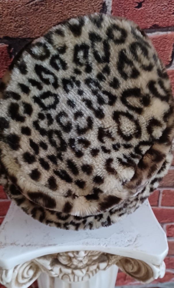 Leopard Print Hat - image 4